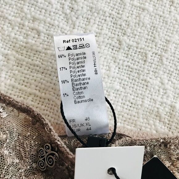 Empreinte | NEW | Shorty CASSIOPEE boy short panties Rose Sauvage | size XL - Picture 4 of 11